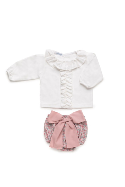 Conjunto 2p Braga Florecitas
