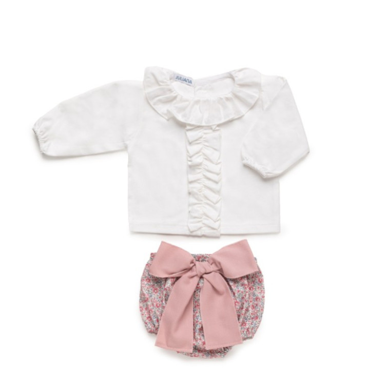 Conjunto 2p Braga Florecitas