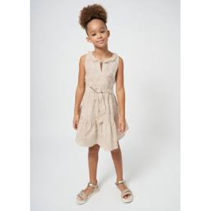 Vestido Lino-Crudo