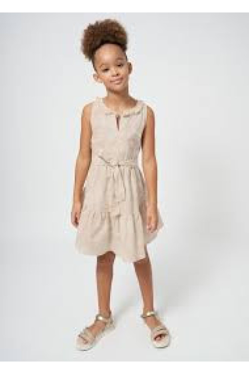 Vestido Lino-Crudo
