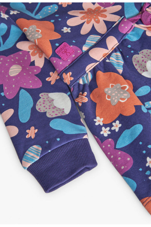 Vestido Felpa Flores