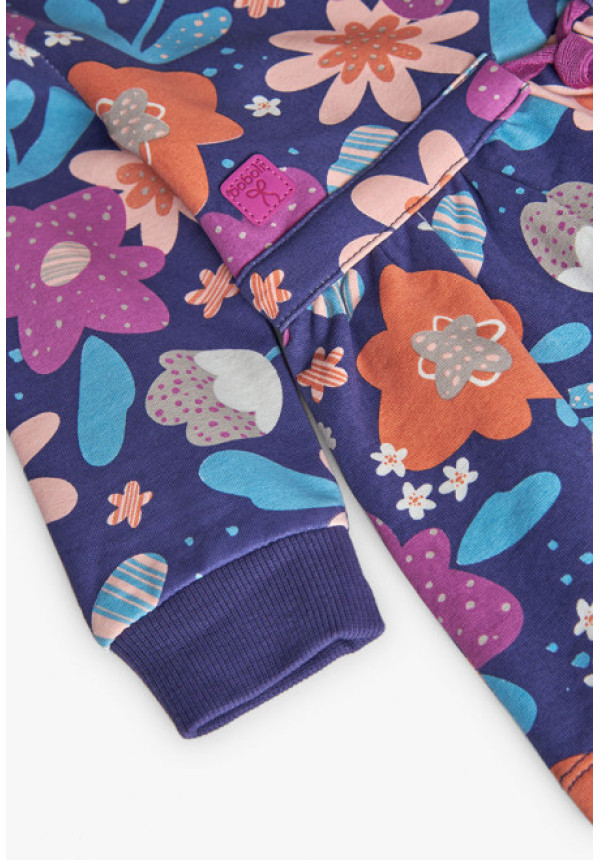 Vestido Felpa Flores