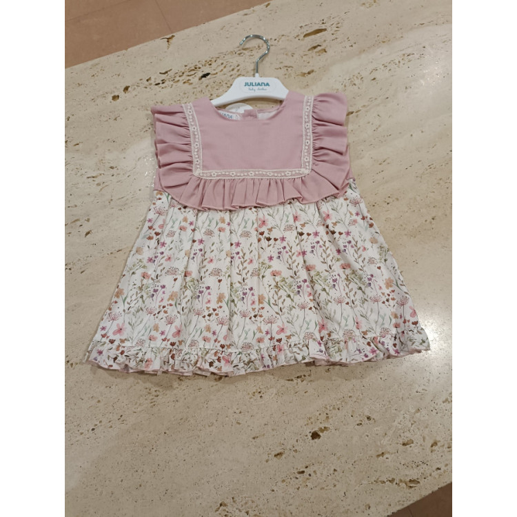 Vestido Maquillaje Lino Flor