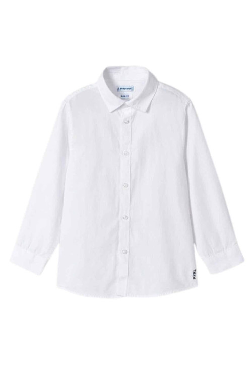 Camisa Blanca Manga Larga