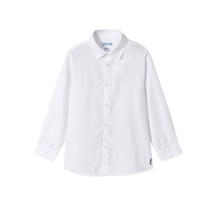 Camisa Blanca Manga Larga