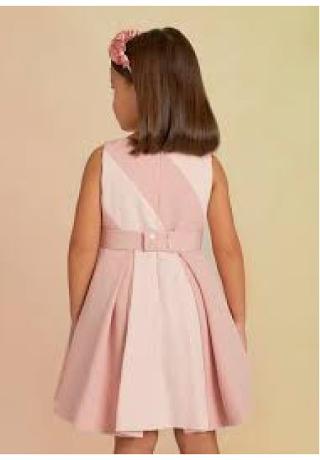 Vestido Bicolor Rosa