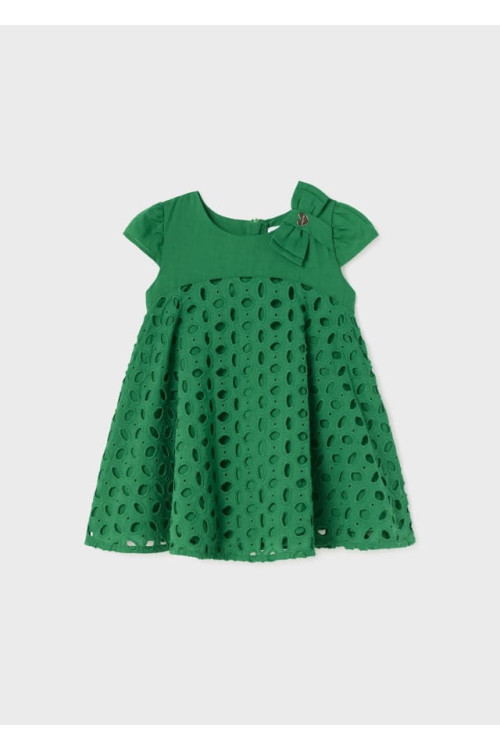 Vestido Perforado Esmeralda