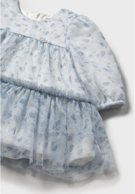 Vestido Ceremonia Tul Mineral