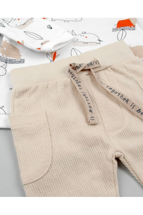 Conjunto 2p Beige/Estampado