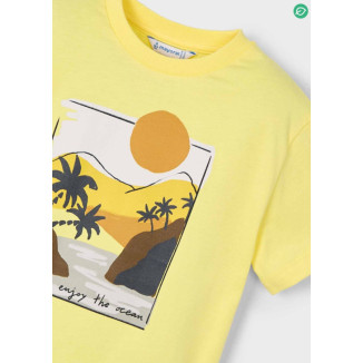 Camiseta Beach Amarillo