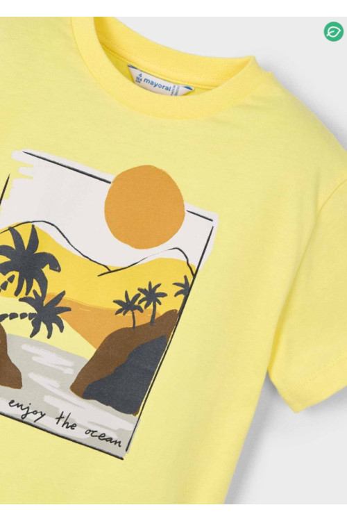 Camiseta Beach Amarillo