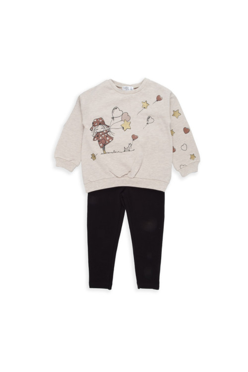 Conjunto Leggins 2p Beig
