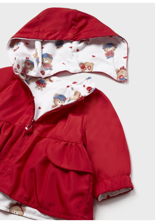 Cortavientos Reversible Rojo