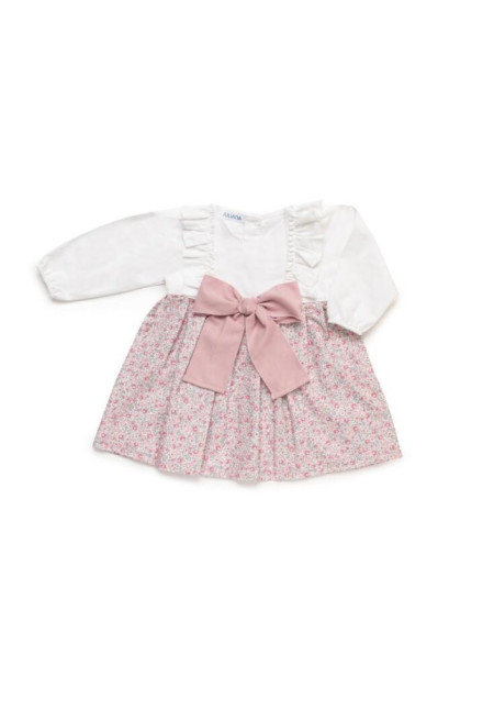 Vestido Flores Lazo