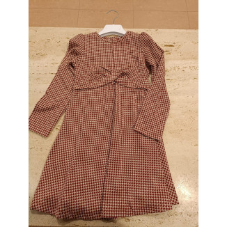 Vestido Jacquard Rojo