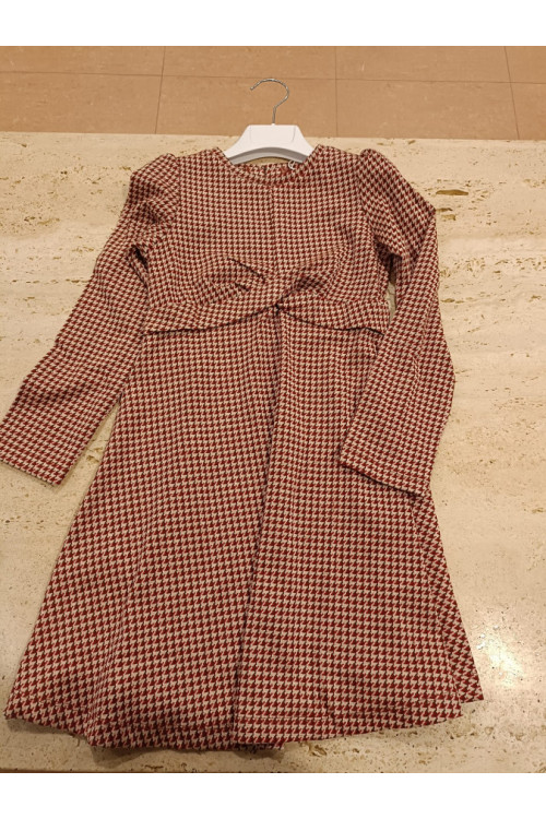 Vestido Jacquard Rojo