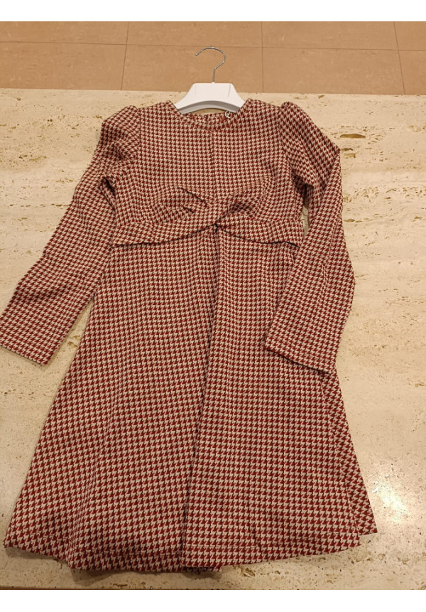 Vestido Jacquard Rojo