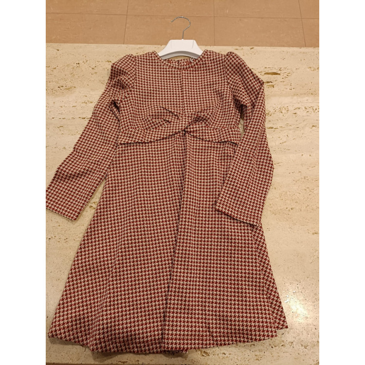 Vestido Jacquard Rojo