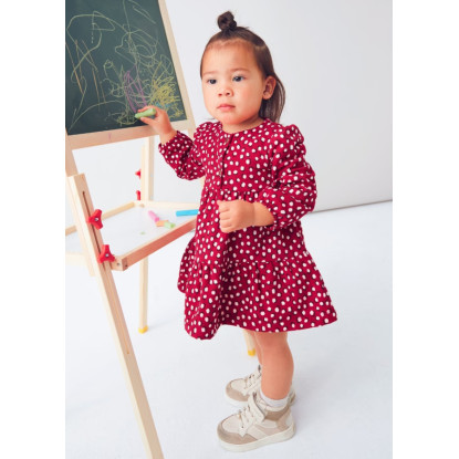Vestido Rojo Puntos