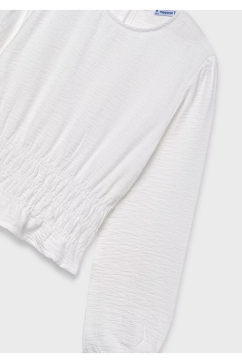 Blusa Blanca Gomas