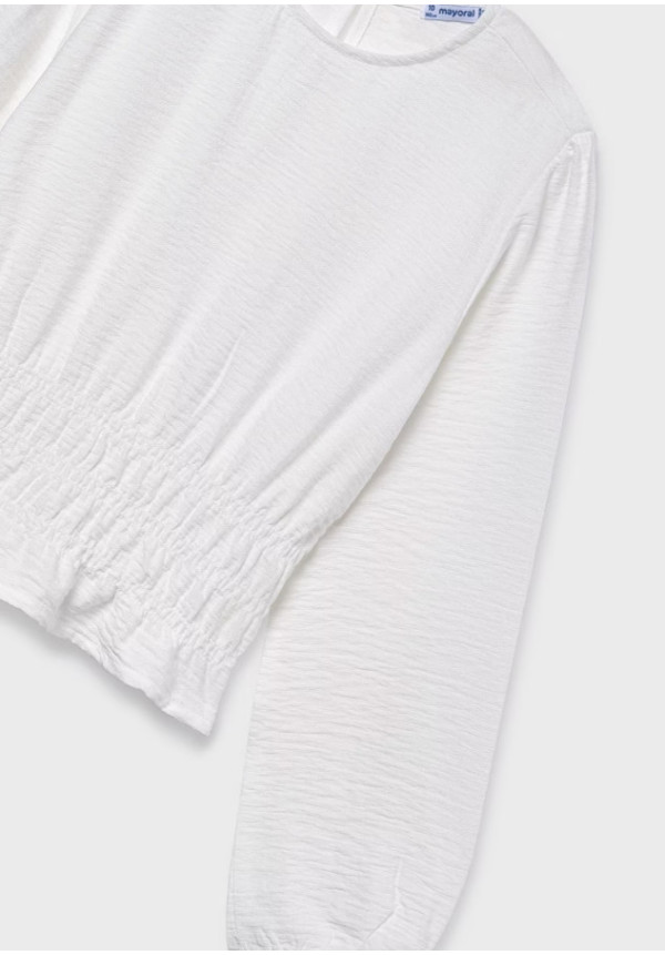 Blusa Blanca Gomas