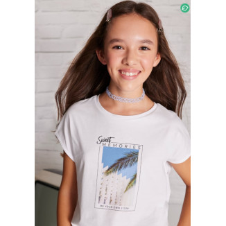 Camiseta M/C Sweet Blanco
