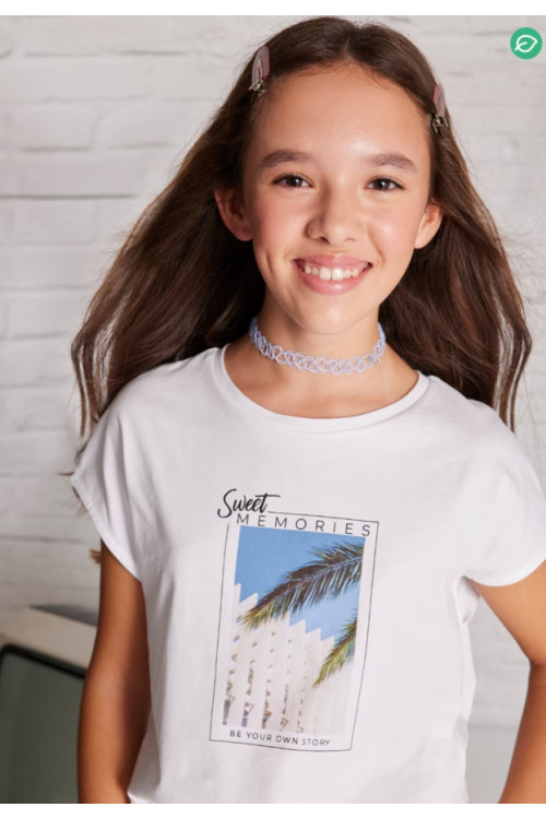 Camiseta M/C Sweet Blanco