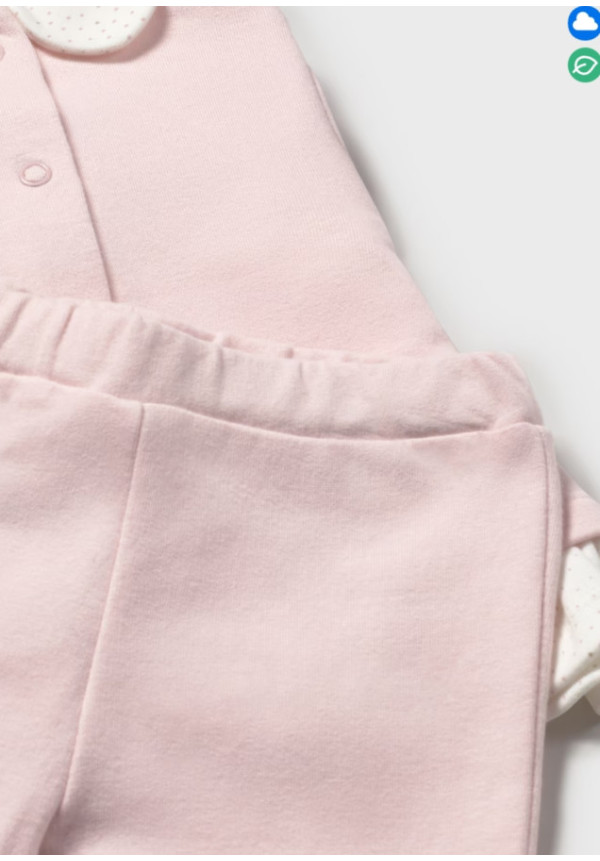 Conjunto 2p Rosa Baby