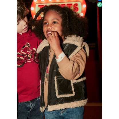 Chaleco Borrego Negro