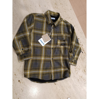 Camisa Cuadros Verde/Gris