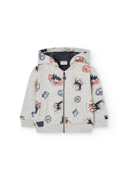 Chaqueta Felpa Estampada West