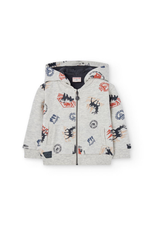 Chaqueta Felpa Estampada West