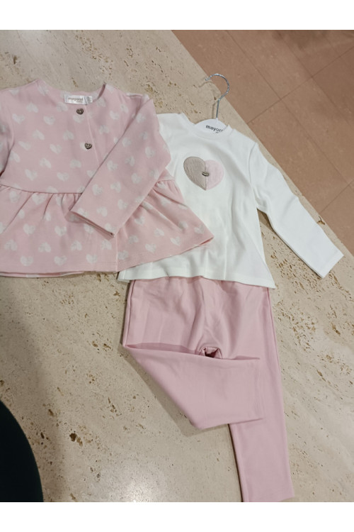 Conjunto 3p Rosa Baby