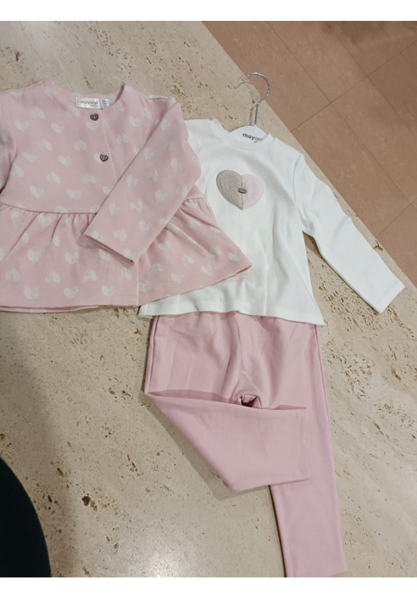 Conjunto 3p Rosa Baby
