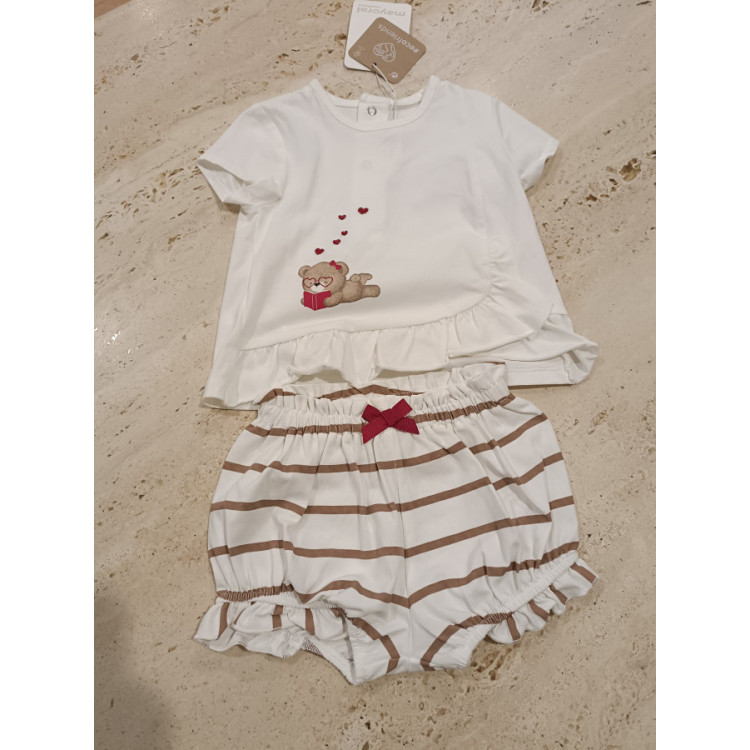 Conjunto 2p Rayas Oso
