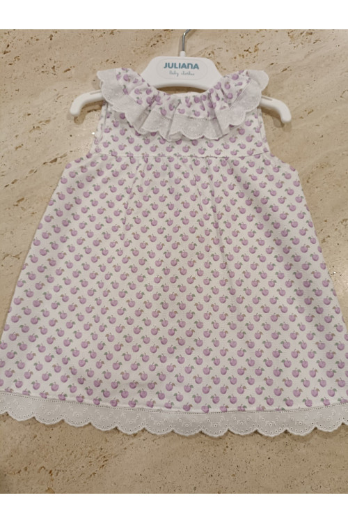 Vestido Manzanas Lila