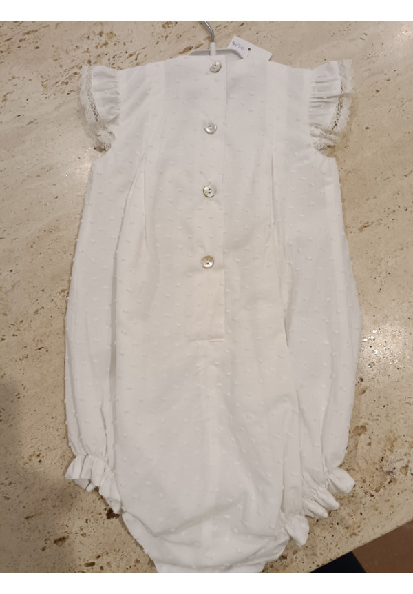 Pelele Ceremonia Plumeti Crudo