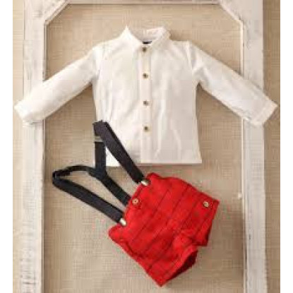Conjunto 2p Short Rojo