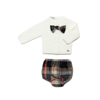 Conjunto 2p crudo/cuadros