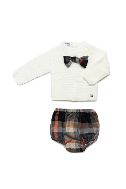 Conjunto 2p crudo/cuadros