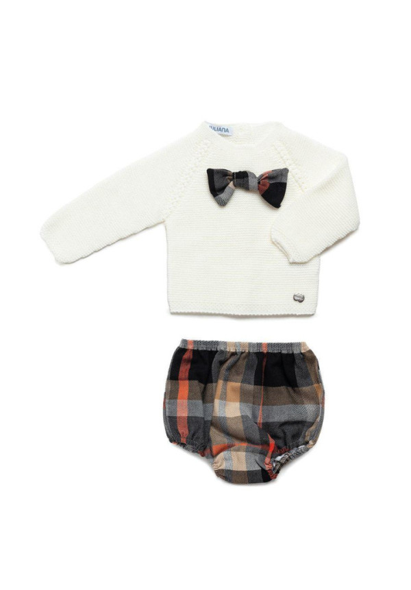 Conjunto 2p crudo/cuadros