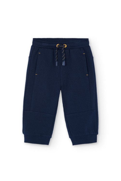 Pantalón Chandal Felpa Marino