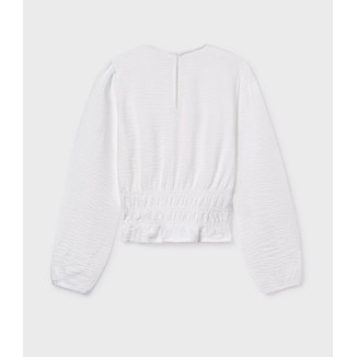 Blusa Blanca Gomas