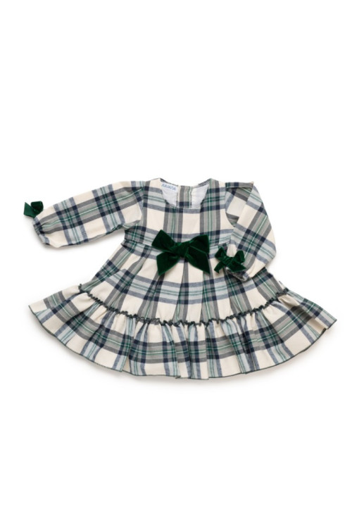 Vestido Lazos Verde