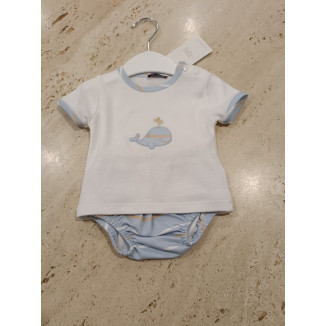 Conjunto 2p Ballena Azul