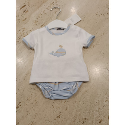 Conjunto 2p Ballena Azul
