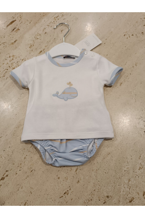 Conjunto 2p Ballena Azul