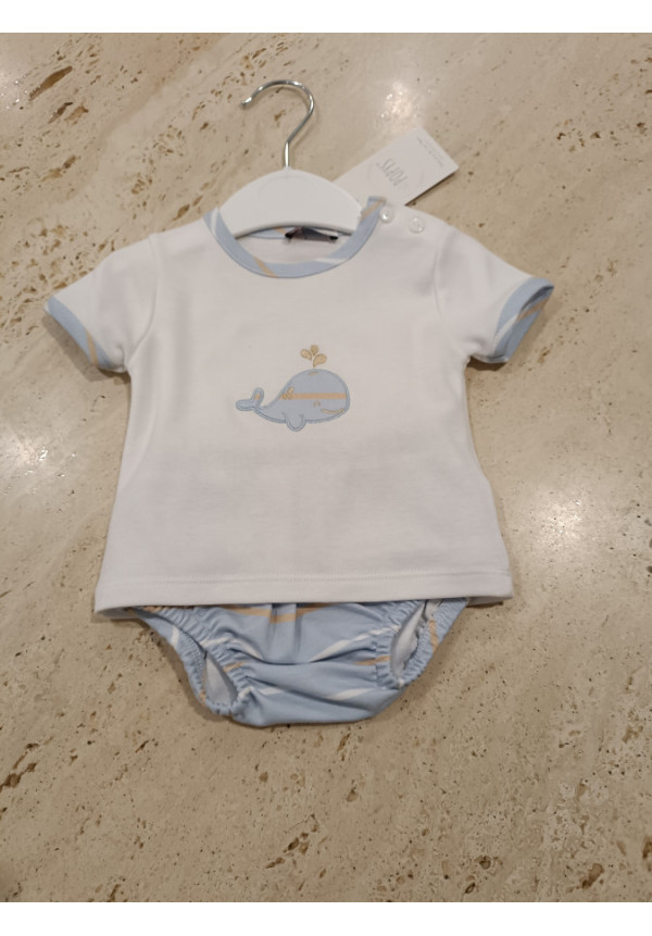 Conjunto 2p Ballena Azul
