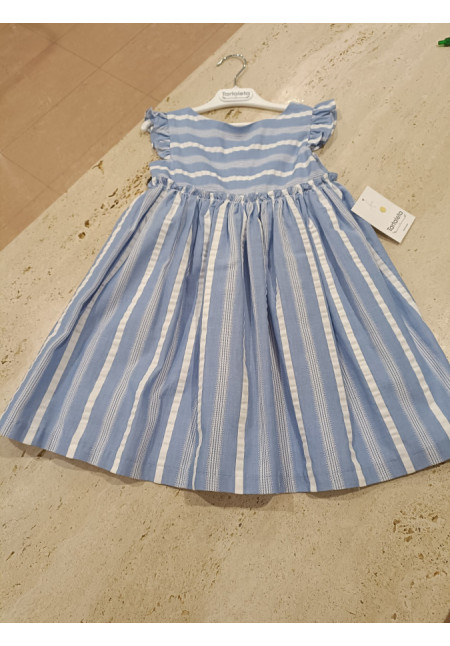 Vestido Rayas Azul/Blanco
