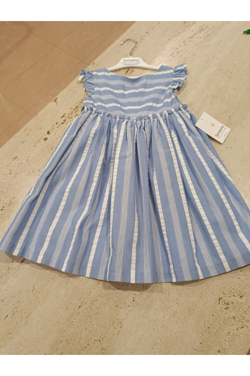 Vestido Rayas Azul/Blanco